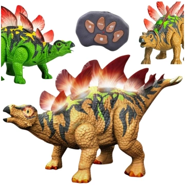 WOOPIE Dinozaurs Tālvadības RC robots Stegozaurs