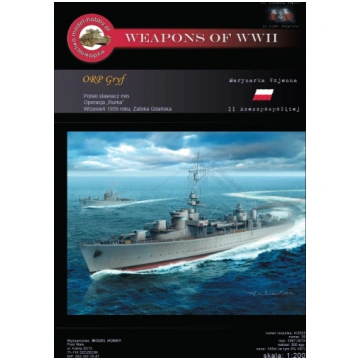 Polish Minelayer ORP Gryf + Laser Frames + Contact
