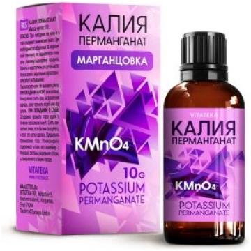 Kālija permanganāts 10g -VITATEKA V00000014589 474