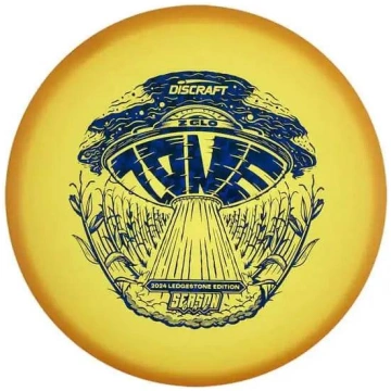 Discraft Z Glo Zone - 2024 Ledgestone - Dzeltens