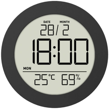 102596 Day iekštelpu termometrs/higrometrs/pulkste