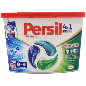 Veļas mazgāšanas kapsulas Persil 4in1 discs 22gab.
