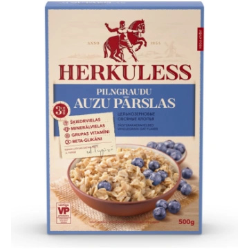 Herkuless pilngraudu auzu pārslas, 0.5kg - 450-080