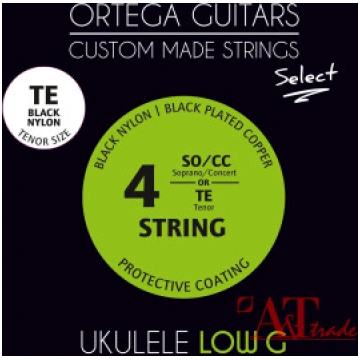 Ortega UKSBK-TE-LG Custom Made Tenor Low-G ukulele