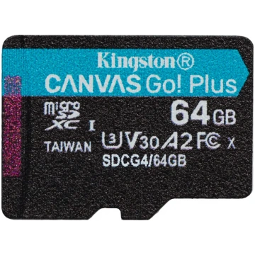 Kingston Canvas Go Plus MicroSDXC Atmiņas karte 64