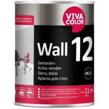 Krāsa iekšdarbiem VIVACOLOR WALL 12 A pusmatēta 4.