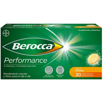 Berocca Performance 30 Effervescent Tablets Orange
