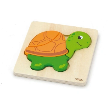 VIGA koka puzle TURTLE 4 elementi 59933 58654