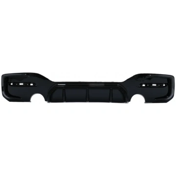 Rear Bumper Spoiler Valance Diffuser Twin Outlet S