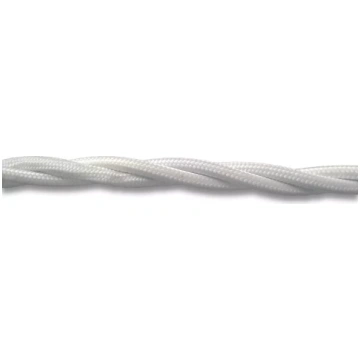 FENDE tekstila vads 3x1.5mm2 3m balts