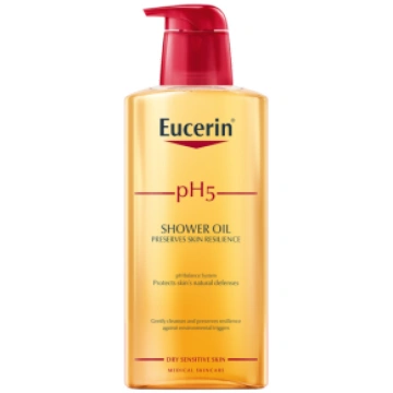 EUCERIN dušas eļļa jutīgai, sausai ādai, pH5, 400 