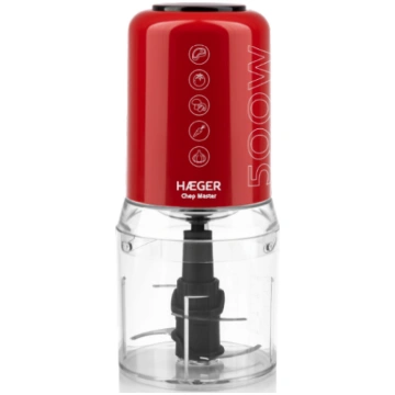 Haeger CH-50W.009A Chop Master Food Chopper, 0.5L,