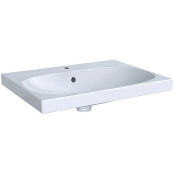 Lavabo sospeso-appoggio monoforo modello Acanto Ge