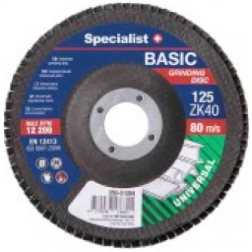 Slīpēšanas disks 125x22mm. ZK40 Basic Specialist+
