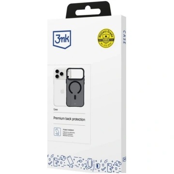 3MK - Smoke Matt MagCase - iPhone 17 Pro Max - Bla