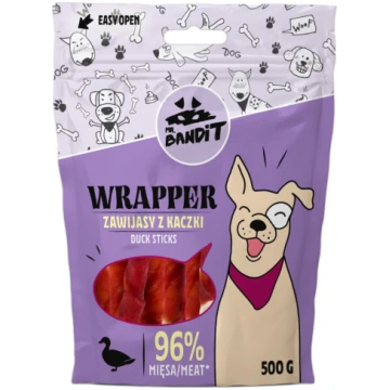 Mr.Bandit Wrapper ar Pīli Sticks Kārumi Suņiem, 50