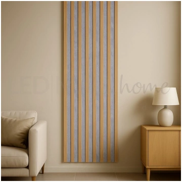 Pannello Acustico Ultrasottile MDF Noce americano 