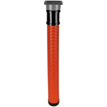 Caurule 1 m, DN 110 mm - Drenāžas caurule ar režģi