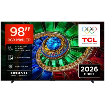 TCL 98RM7L 98 collu 4K Ultra HD viedtelevizors, RG