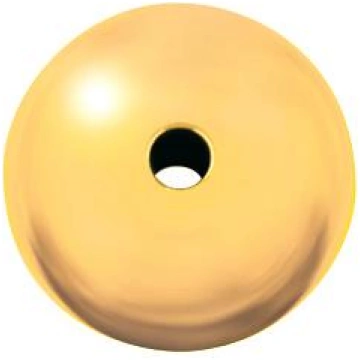 Intercalaire rondelle, 3,40 mm, Or jaune 18k. Réf.