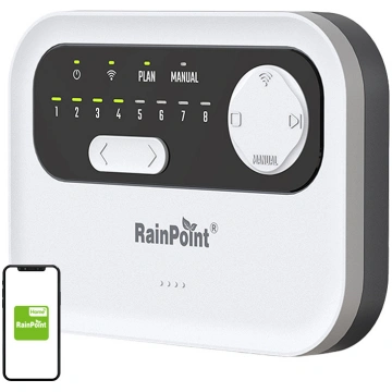 WiFi laistīšanas kontrolieris RainPoint HIC801W 8 