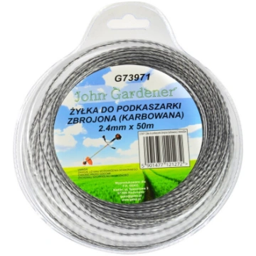Neilona aukla, 2.4mm x 50m, izturīga un gofrēta, G