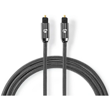 Nedis CATB25000GY10 TosLink Optical Audio Cable, 1