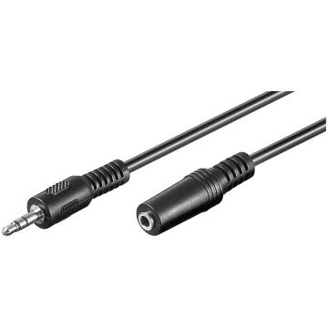 Goobay Headphone and audio AUX extension cable; 3-