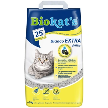 Kaķu smiltis Gimborn Biokat"s Bianco Extra, 5 kg
