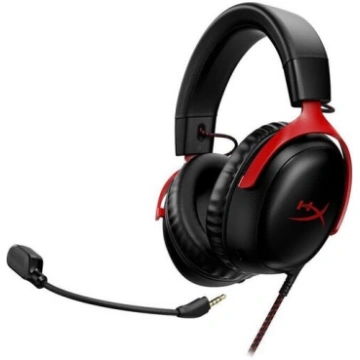 Vadu spēļu austiņas HyperX Cloud III Red 727A9AA, 