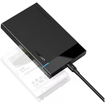 Ugreen Externes Festpllattengehäuse für 2,5-Zoll H