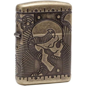 Zippo Armor Steam Punk Skull Vēja necaurlaidīgs ka