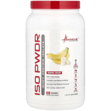 Metabolic Nutrition, ISOpwdr, Whey Protein Isolate