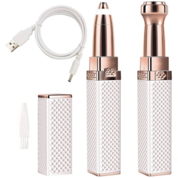 Sieviešu sejas un uzacu trimmeris ar LED apgaismoj