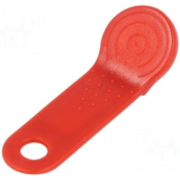 Pellet memory holder in a keychain | red IBUTTON.C