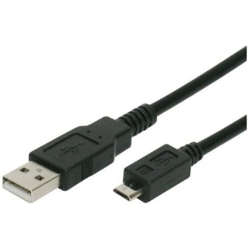 Kabelis N/A Cable Micro USB Bulk Black N/ACMUSBBB 