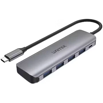 Unitek uHUB P5+, 4 Ports Powered USB-C Hub (H1107A