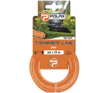 Trimmera aukla, neilona 2mm x 15m, zvaigznīte, Pol