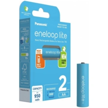 Uzlādējamās baterijas Eneloop Lite HR6 950 mAh (AA