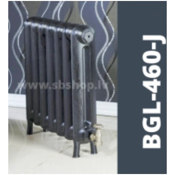Čuguna radiators BEIGELAI BGL-460-J (8 sekc.) grun
