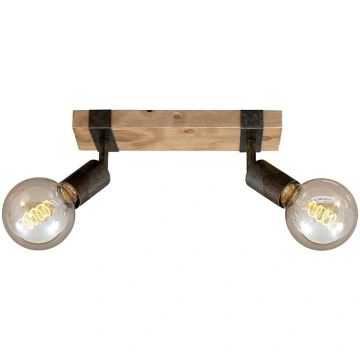 BRILONER - Griestu gaisma Vintage Swivelling, koka