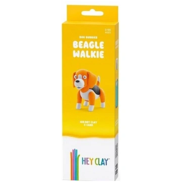 Hey Clay Mass plastmasas "suņu draugi" Beagle 3-ie