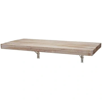 Mendler HWC-H48 Wall Table Folding Table Wall Shel