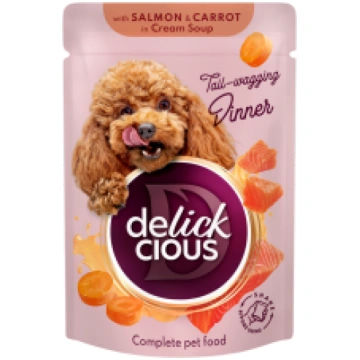 Delickcious strēmelītes ar lasi un burkāniem krēmz
