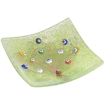 Sospiri Venezia Murano Glass Decorative Plate with