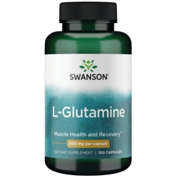 L-Glutamine 500mg 100 kap Swanson