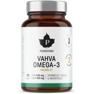 Puhdistamo Strong Omega-3, 140 capsules (000393)