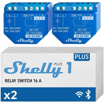 Shelly Plus 1 | WiFi un Bluetooth inteliģentais re