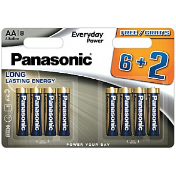 Everyday Power LR6EPS/8B iepakojumā 6+2 gab. PANAS