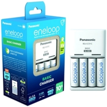 Eneloop ładowarka Basic BQCC51 + AA 4 sztuki 21440